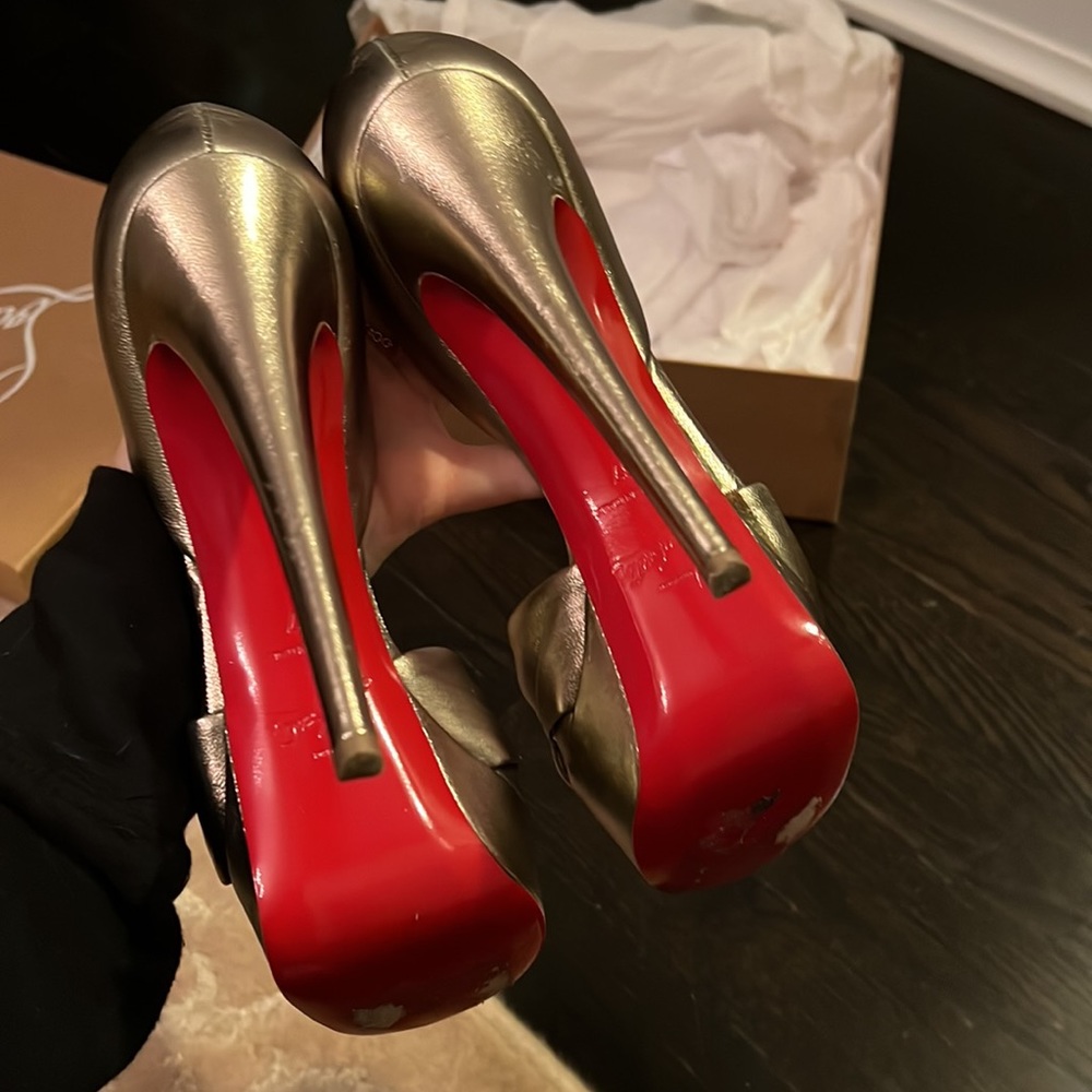 Christian Louboutin Volpi 150 Nappa silk 37 - Picture 10 of 11